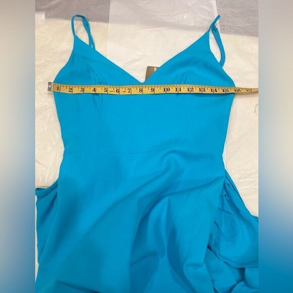 PatBo Revolve Maxi Dress in Bright Turquoise.Size 6 - Picture 12 of 15